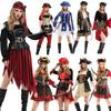 Halloween Adult Pirate Costumes Somali Jack Pirate Captain Dress Party Dress Up