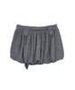 Hug Your Skin Strap Balloon Skirt (Melange)