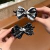 Diamond Flower Hair Claw Clip - Elegant Updo Accessory for Women
