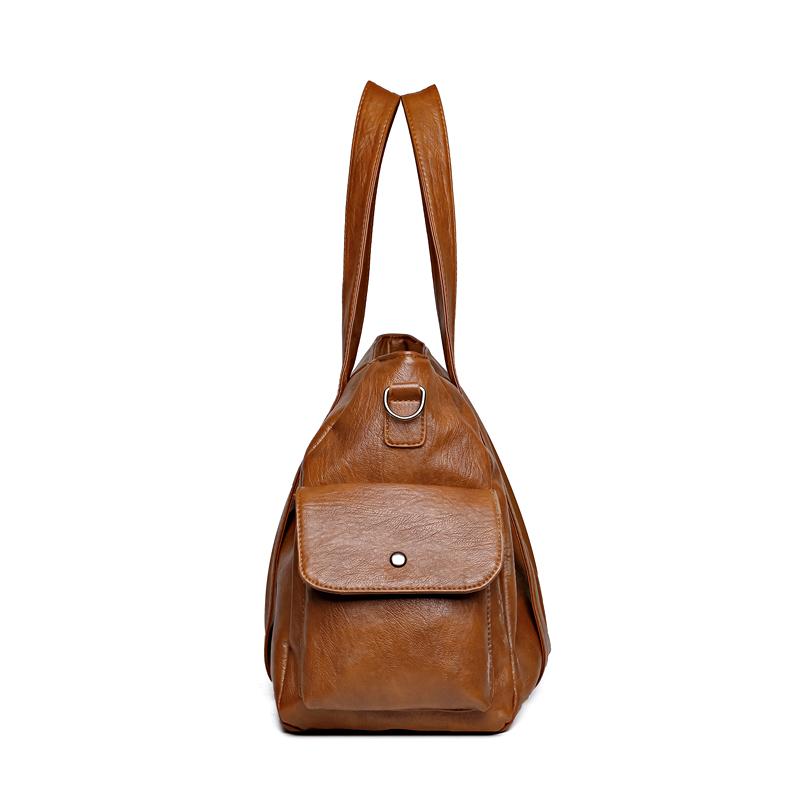 Commuter Large Capacity Tote Bag Women's Crossbody Bag Vintage Shoulder Bag