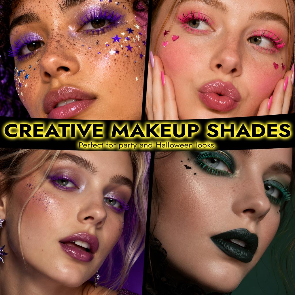 8 Colors Green Mascara Thick Curling Waterproof Natural Eyelashes Long Lasting Blue White Pink Black Eye Makeup Korean Cosmetics