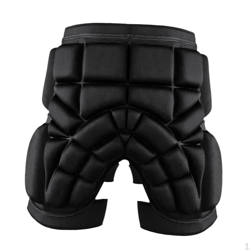 

Pad Pants for Ski Skate Snowboard Skating Hockey Soccer Football and - Adjustable & Durable Select M
