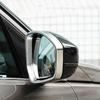 Silver ABS Chrome Rearview Mirror Rain Guard for Land Rover Fa - 1 Pair