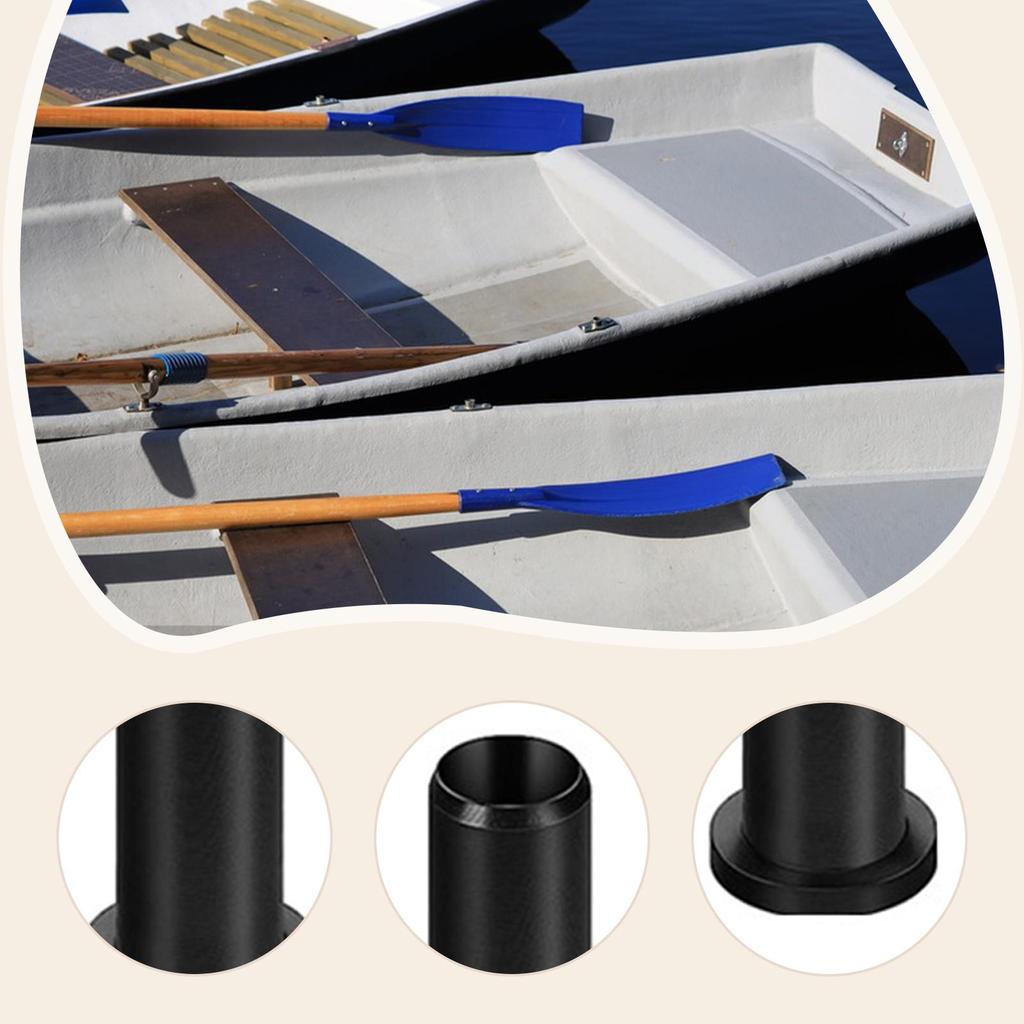 Universal Oarlock Bushing Nylon Socket Insert Non Slip Oar Sleeve Replacement for Kayak Row Boat Paddle Locks