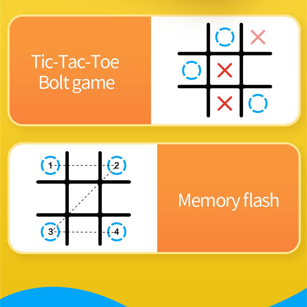 Electric Puzzle Game Educational Toy Portable Travel Games Chess Puzzle Toy Game Console for Children Kids Adults