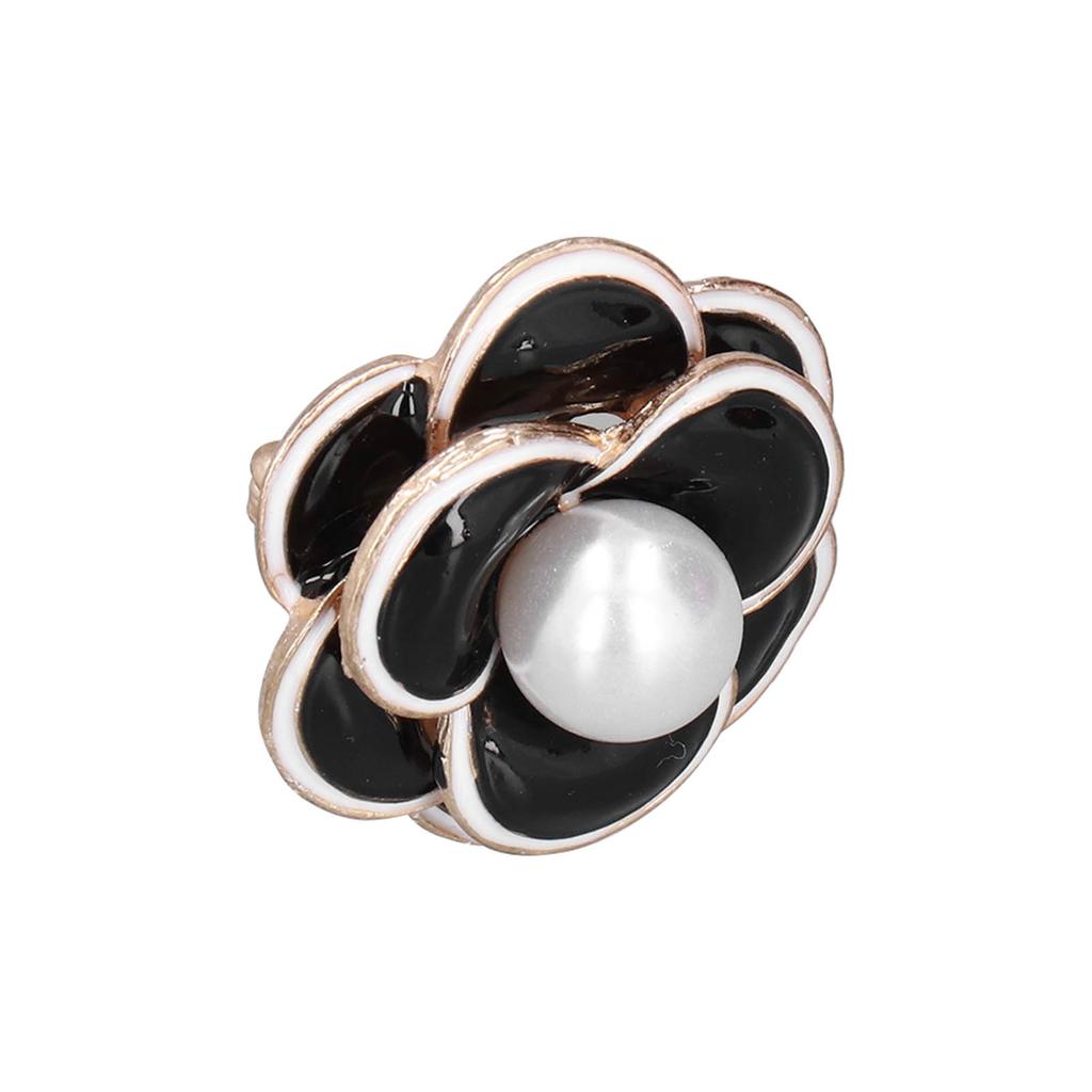 Brooch Pin Camellia Shape Unique Exquisite Design Decorative Clothes Decoration Accessories