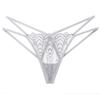 Sex Underwear Sexy Temptation Sex Panties Women's Beautiful Buttocks Tulle Embroidered Pearl Perspective Pure Desire Hot Thong
