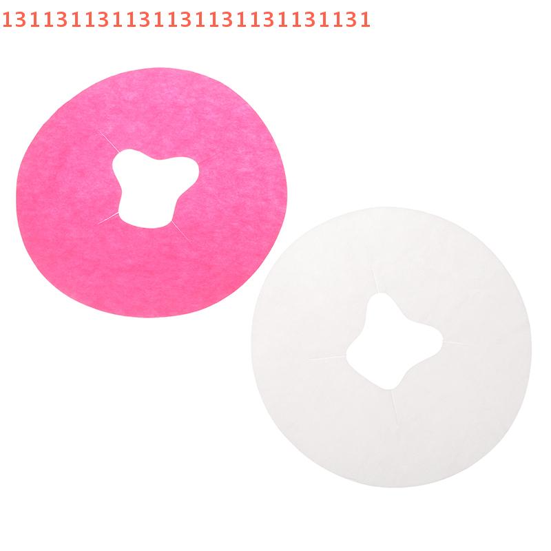 100pcs Disposable Massage Face Rest Cushion Covers Spa Salon Headrest Pillow Cradle Sheets Paper Face Cradle Table Cover