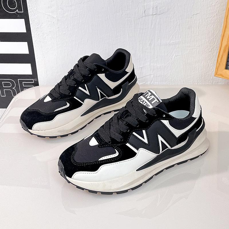 

Женские весенние новые универсальные туфли Форрест Гамп на толстой подошве с надписью «Daddy Shoes», повседневная спортивная обувь 41