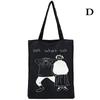 Ladies Handbags Canvas Tote Bag Cartoon Single Shoulder Bags for Female Students To Hold Books Tote Mommy Bag