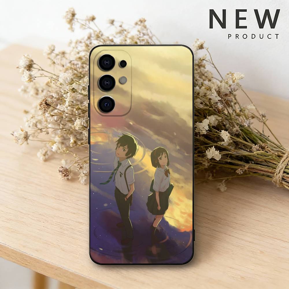 

Anime Y-Your Name Phone Case For Samsung S26,25,24,23,22,21,20,30,Ultra,Plus,Fe,Lite Black Shell Samsung S25Plus