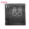 1/3/5PCS Waterproof Shoe Cover Thickened Non-Woven Dustproof Drawstring Storage Bag Clothing Travel Pouch Handbag Storage Bags