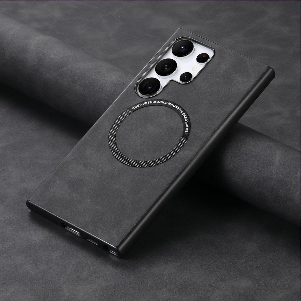 Leather Phone Case for Samsung Galaxy S25 Ultra A06 A16 A56 A36 A26 A55 A35 A25 A15 Shockproof Bumper Protective Cover