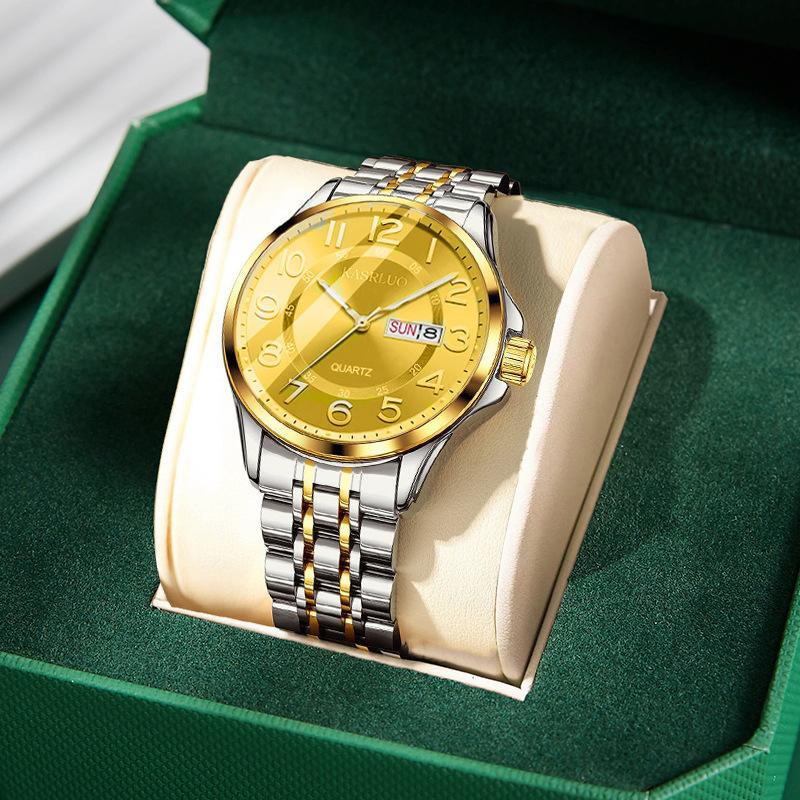 Watch Men'S Digital Fully Automatic Quartz Watch Business Waterproof Fashion Versatile Casual Watch