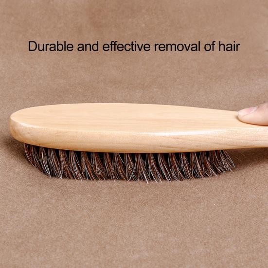 Clothes Brush Manual Lint Remover Handheld Dust Removal Brush with Soft Bristles