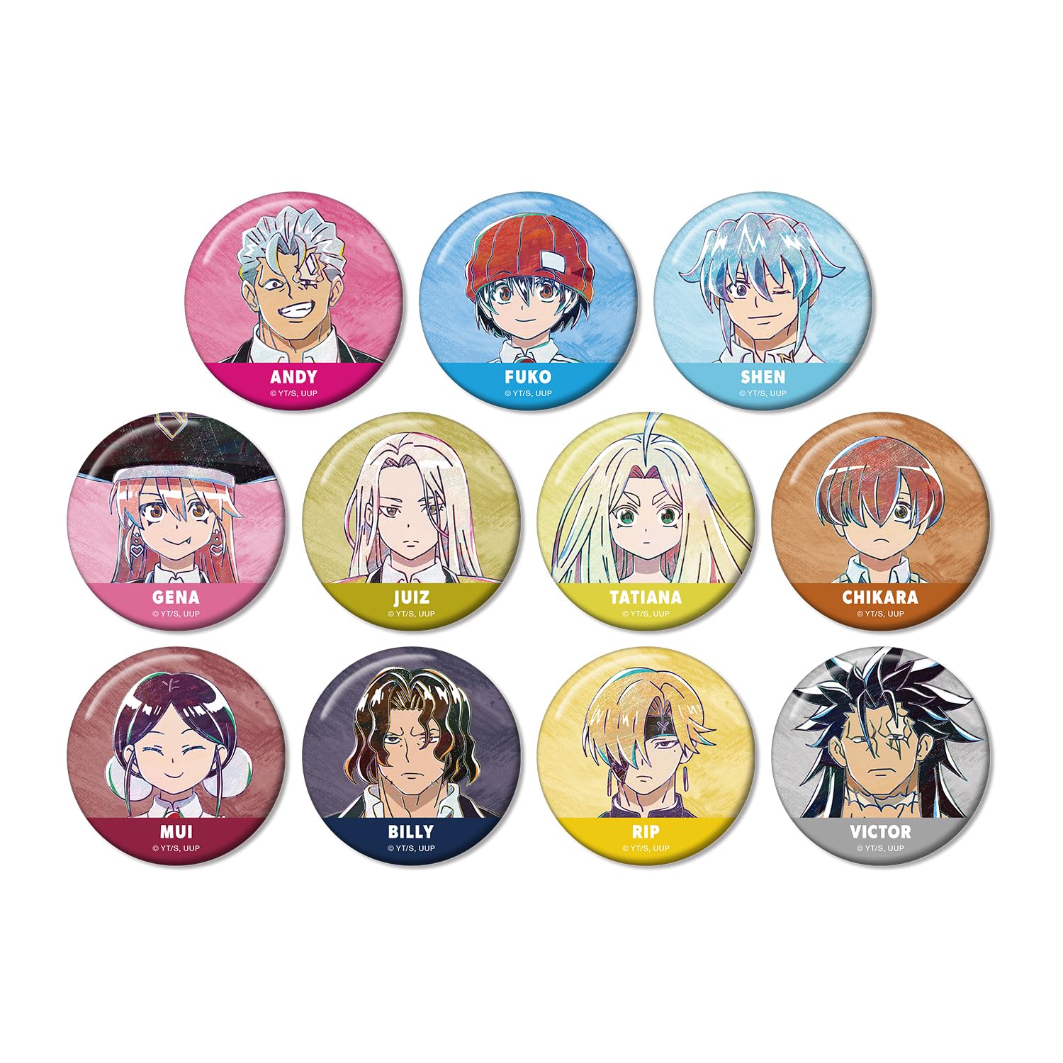 

TV Anime Trading Ani Art Can Badge Box of 11 Undead Unluck