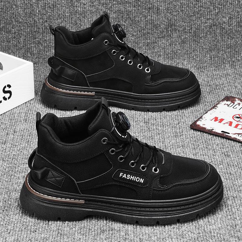 Autumn and Winter High-top Martin Boots Tooling Locomotive Shoes Men's Shoes Versatile Casual Tooling Boots