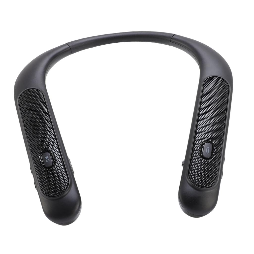 Nackenbügel-Lautsprecher Kabellos 3D-Stereo-Sound Eingebautes Mikrofon Geringe Latenz Wiederaufladbarer Körper Sportlautsprecher mit 12H Spielzeit