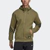 Adidas Future Icons Warm Comfortable Hooded Jacket Men Jacket Olive-Green H21553