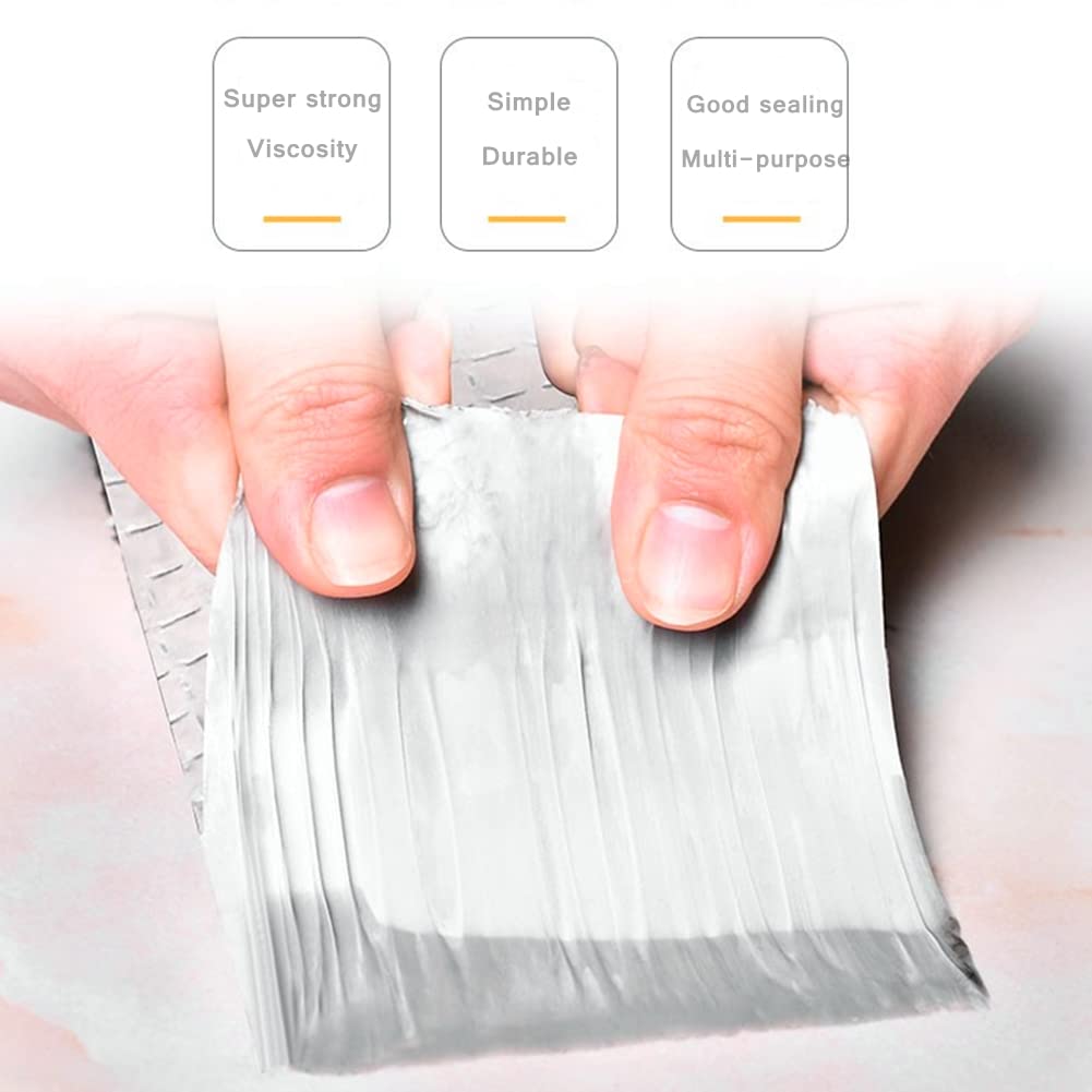 Roll Butyl Tape Self-adhesive Waterproof Aluminum Foil Leak Plugging Color Steel Roof Leak Repahandwir Material Handwork