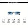 1 Pair of Y2K Frameless Glasses Suitable for Men and Women Party Daily Formal Occasions