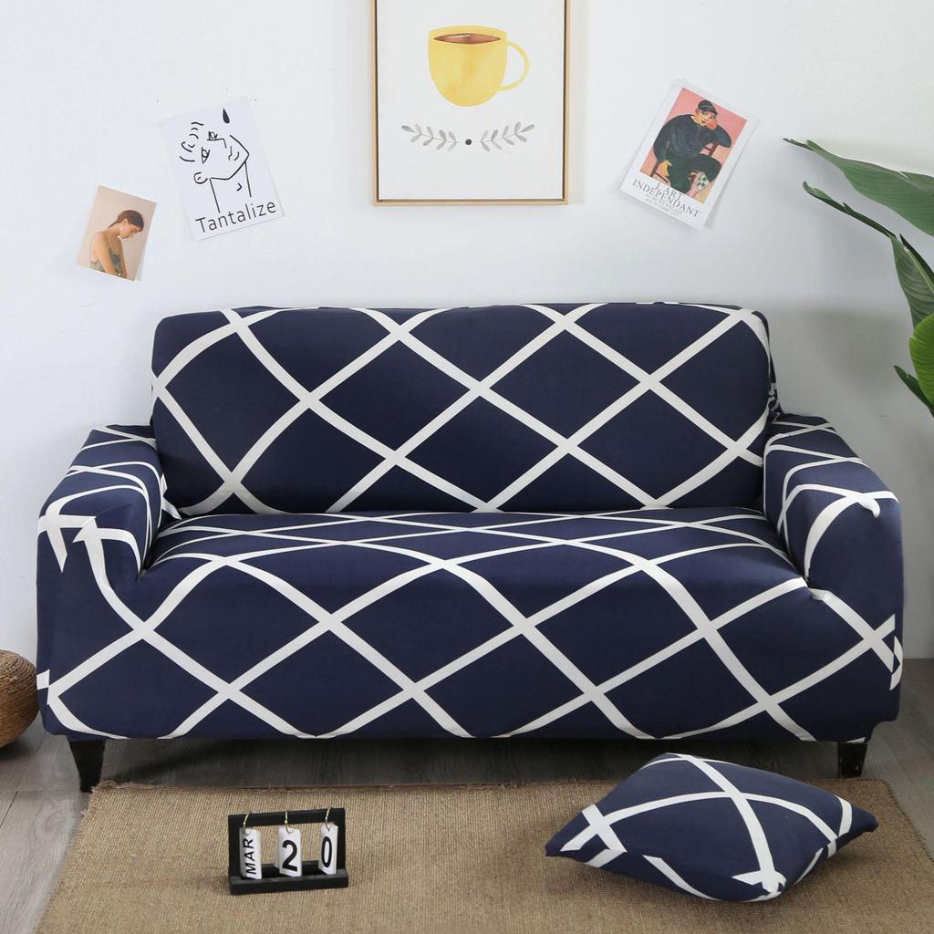 Elastic Universal Sofa Cover for Single, Double, or Three-Seat Sofas, All-Inclusive Cushion Protector.