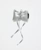 Safe Sunday Padded Ribbon Keyring (Silver)