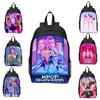 Huntrix Kpop Boszorkányvadászat Nagy Kapacitású Hátizsák Mochila Számítógép Hátizsák Fiúknak és Lányoknak Sport Utazótáska Legjobb Ajándék