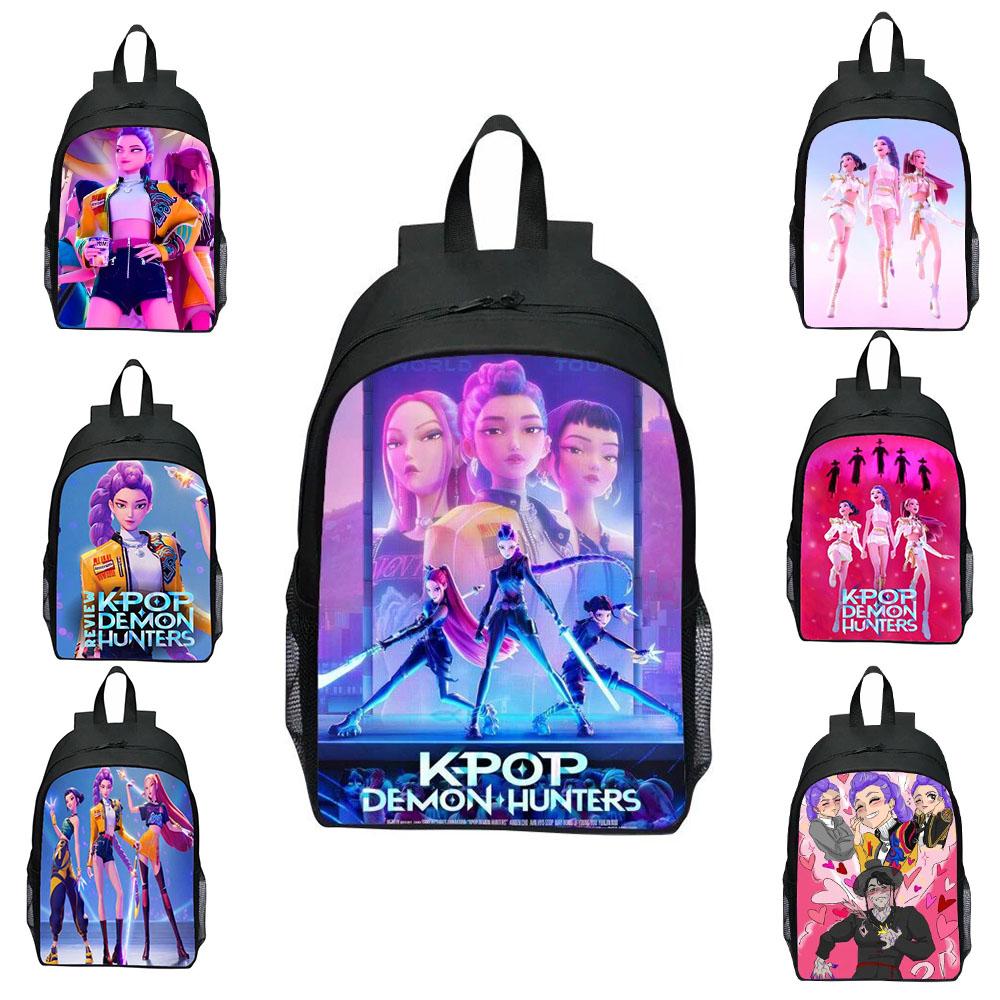 Huntrix Kpop Witch Hunt Large Capacity Backpack Mochila Computer Backpack Boys and Girls Sports Travel Bag Best Gift