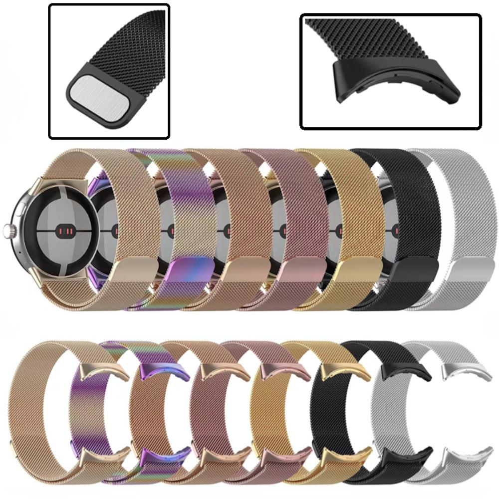 Milanese Loop Strap for Google Pixel Watch 4 3 2 1 Metal Magnetic Replacement Bracelet Correa for Pixel Watch 4 3 45mm 41mm Watchband