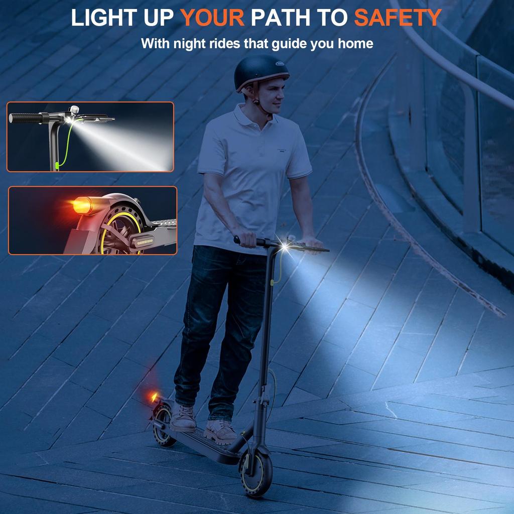 Elektrische Step Volwassene, 30-35km Bereik, 8,5" Ultralicht Opvouwbare E-Step, 350W Motor, 3 Snelheidsmodi, TODIMART T3 voor Volwassenen en Tieners, Slimme App