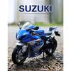 1/12 Scale Suzuki GSX-R1000R Alloy Racing Motorcycle Model Diecast Street Cross-Country Motorcycle Model High Simulation