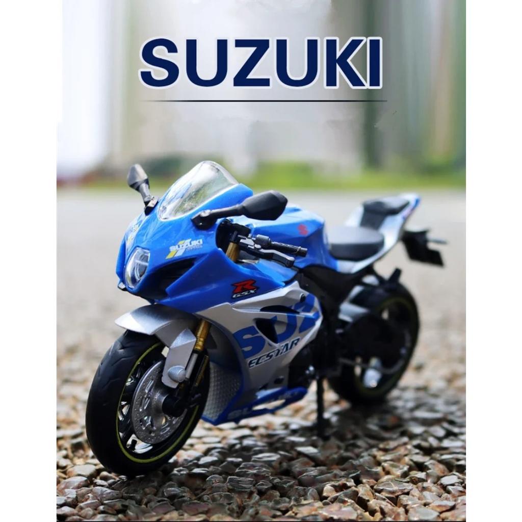 1/12 Scale Suzuki GSX-R1000R Alloy Racing Motorcycle Model Diecast Street Cross-Country Motorcycle Model High Simulation