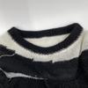 rurumu: rrm21AW-KN01 Black Damaged Mohair Knit dress F Black x whiteUsed