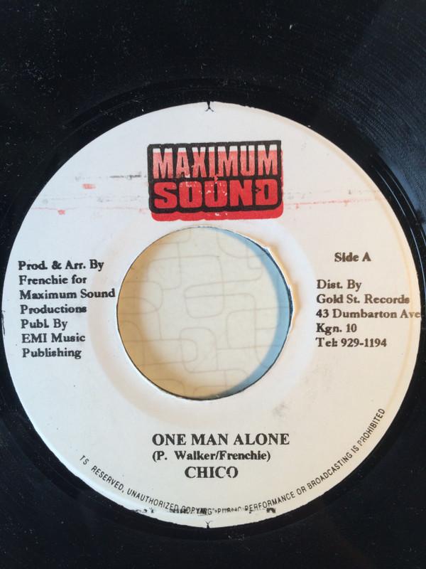 

7inch Record CHICO - One Man Alone none Maximum Sound Jamaica Reggae, Ska & Dub Used