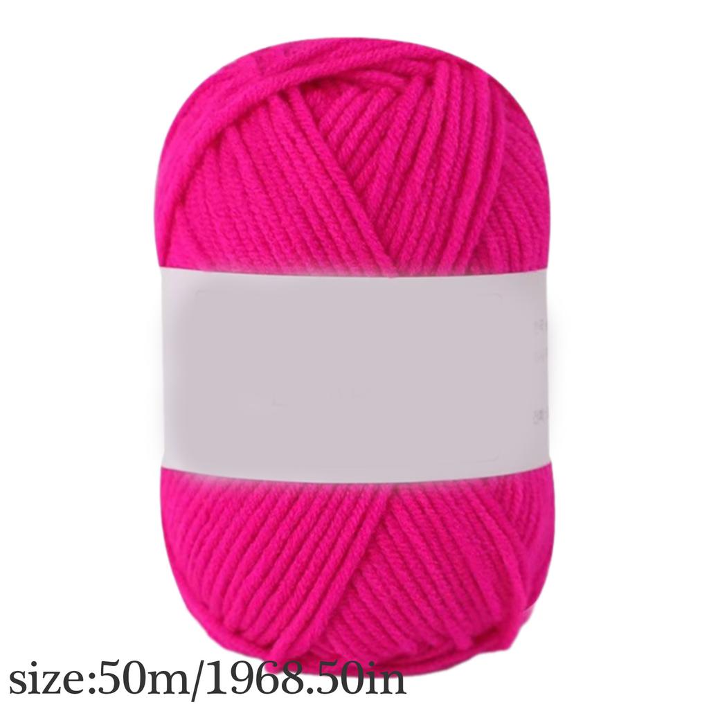 Vibrant Skein Yarn Colorful Yarn for Knitting and Crochet Projects for Handmade Enthusiasts Solid Color Yarn