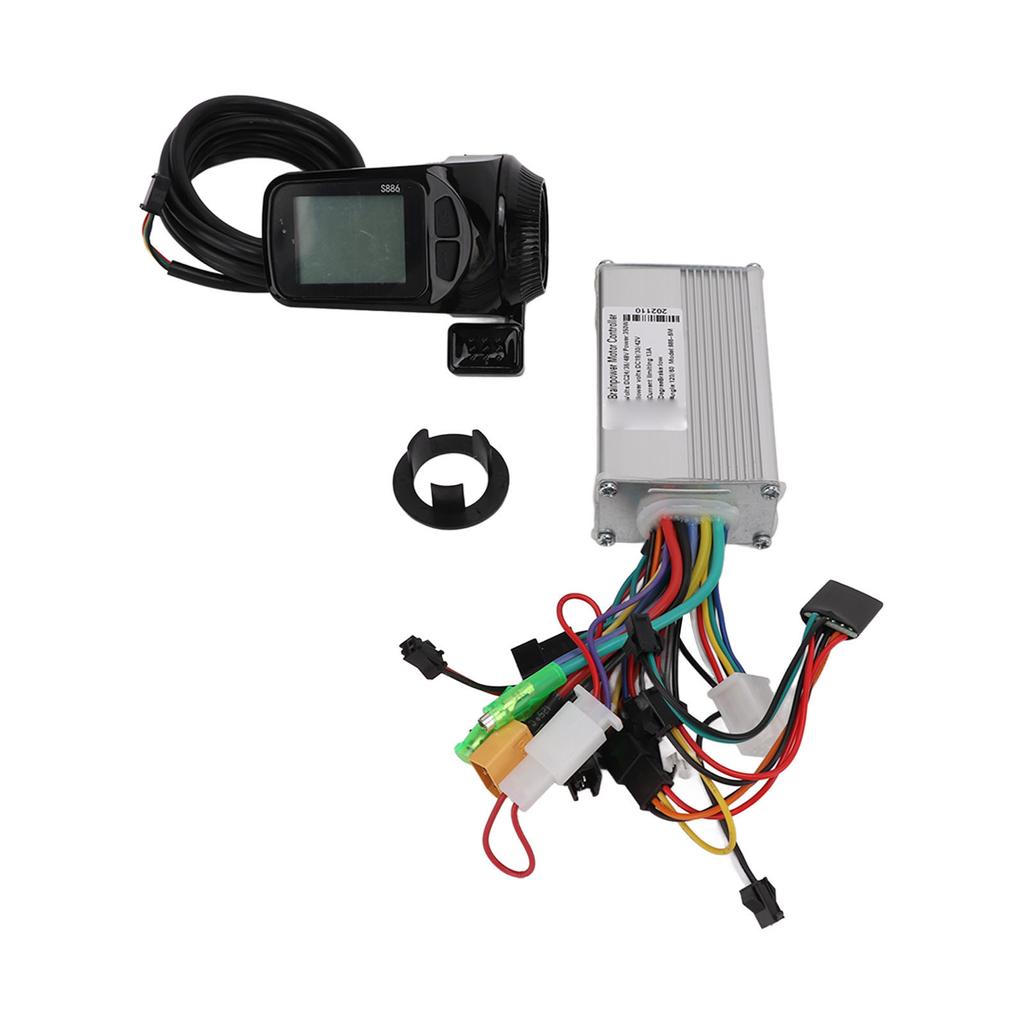 24V 36V 48V 350W Brushless Motor Controller with LCD Display for Electric Bike Scooter