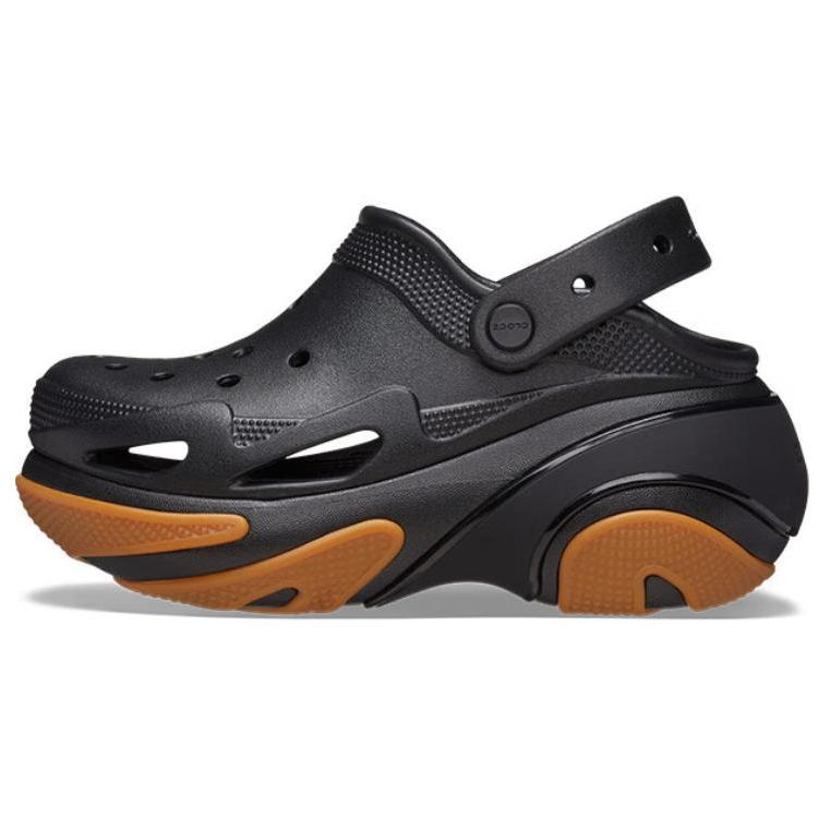 Crocs EVA Fashion Comfortable 6.9cm Clogs Unisex Black
