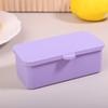 Silikon-Bento-Box, Gewürz-Organizer, Saucen-Teilerbecher mit Deckel, quadratisch, rechteckig, Gewürz-Aufbewahrungsbox, wiederverwendbare Lunchbox für Kinder