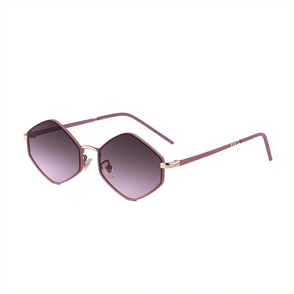 Vintage Steampunk Polygon Sunglasses Women 2025 Luxury Brand Classic Hexagon Sun Glasses Trendy Driving Shades For Ladies UV400