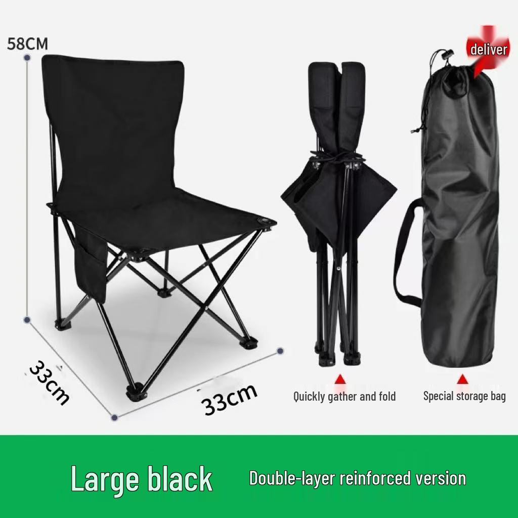Portable Folding Outdoor Stool for Art, Beach, Camping, and Fishing