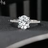 Dibo S925 Sterling Silver Oval Diamond Ring - European & American Style, Japanese & Korean Fashion, Women's Popular Design.