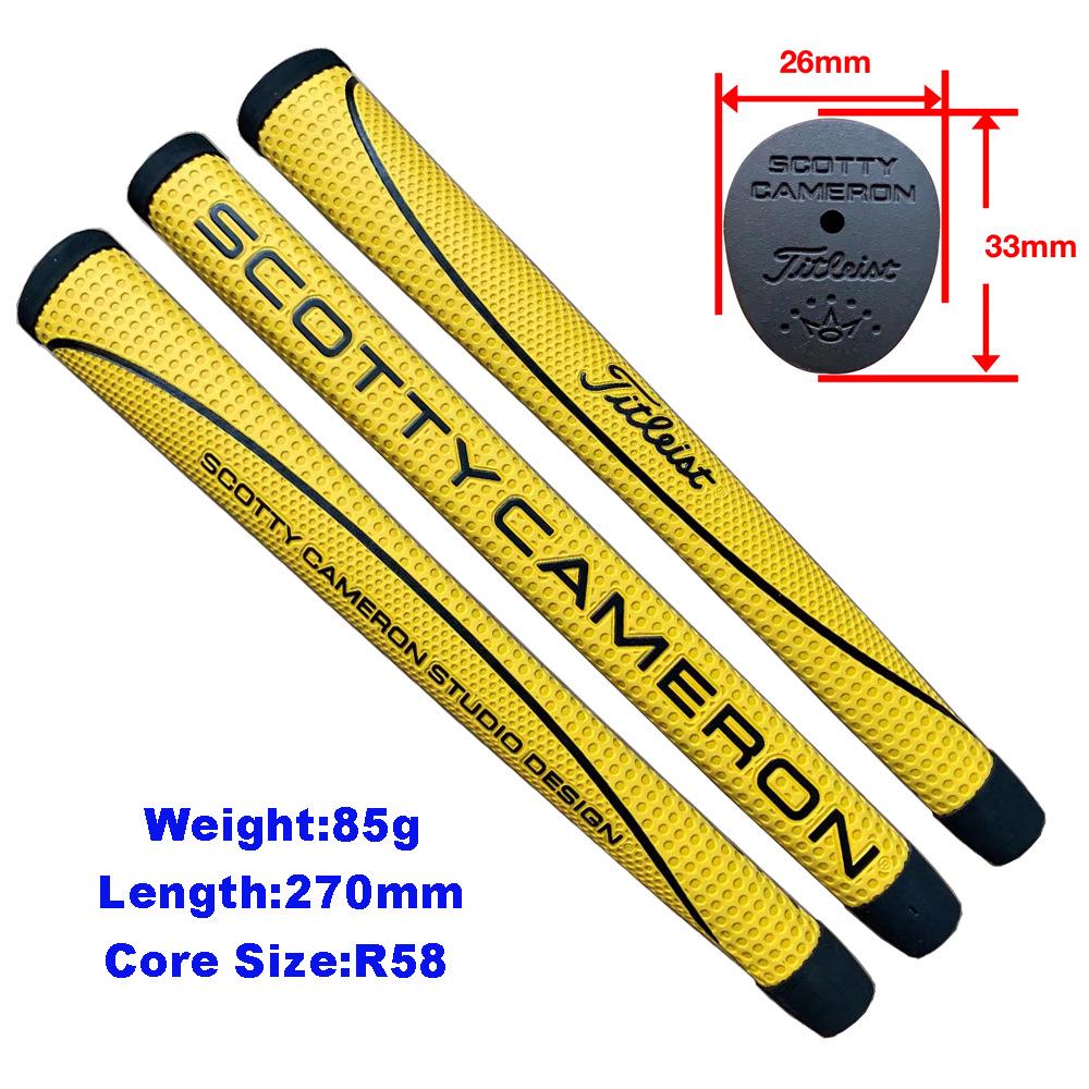 Customizable PU Putter Golf Grip with Logo Options жёлтый