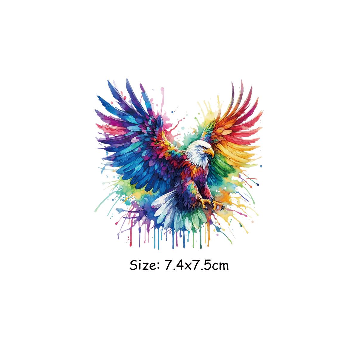 

Термопечать Акварельные животные Набор Футболки Наклейки Одежда Термопресс Аппликация Нашивки для одежды своими руками Легко вырезать