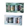 4 Rolls Chinese Ink Wash Decorative Tape Stickers, Vivid Ink Prints Suitable for Scrapbooking and Card Making