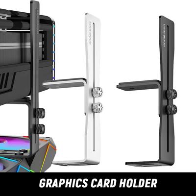 Computer Graphics Card Holder Chassis Fan Support Aluminum GPU Fixed Bracket Wear Resist Adjustable Graphics Card Support