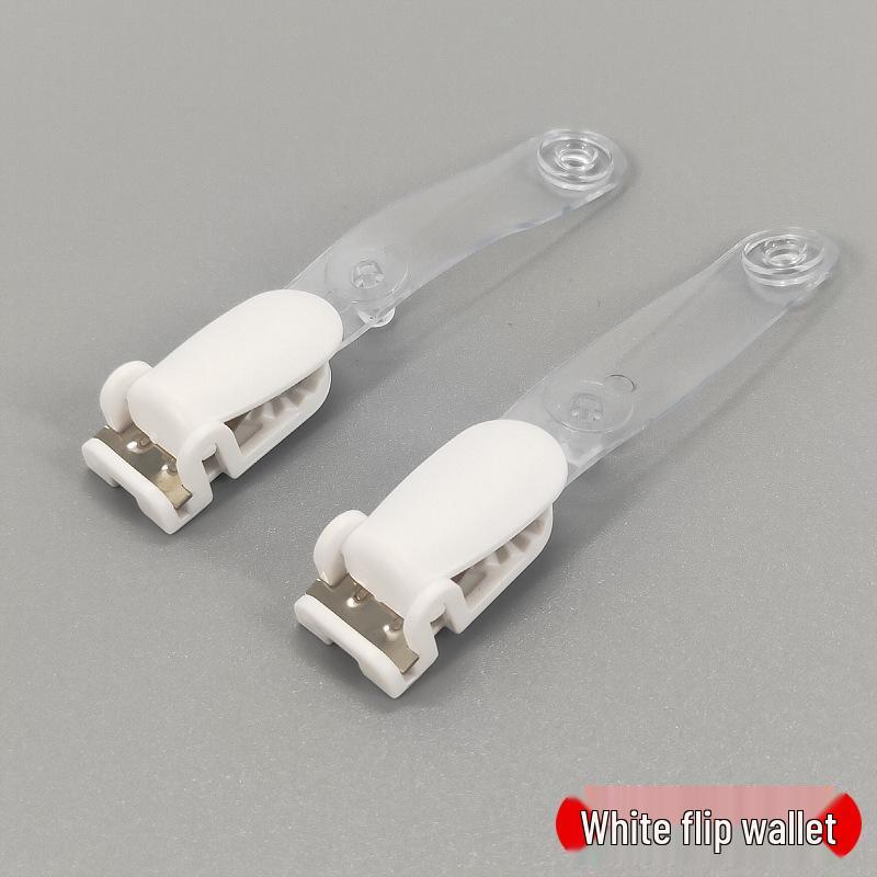 Portabadge in Metallo e Plastica con Clip per Tessere di Identificazione ed Etichette Prezzo