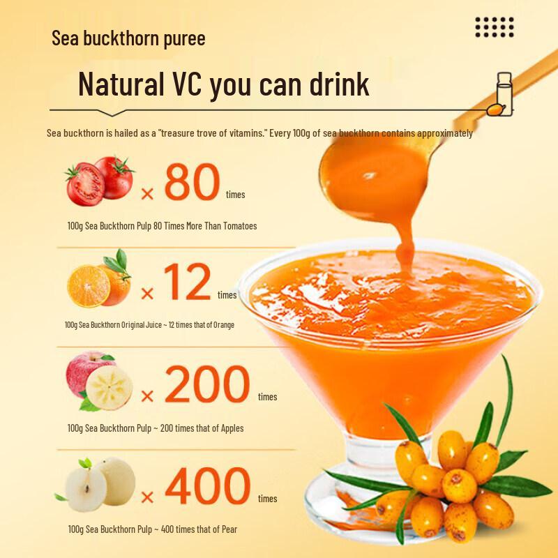 Jiu Zhi Tang 100% Original Sea Buckthorn Juice