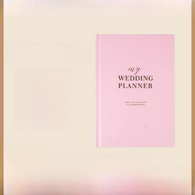 A5 Wedding Planning Notebook with Natural Pages and Hardcover