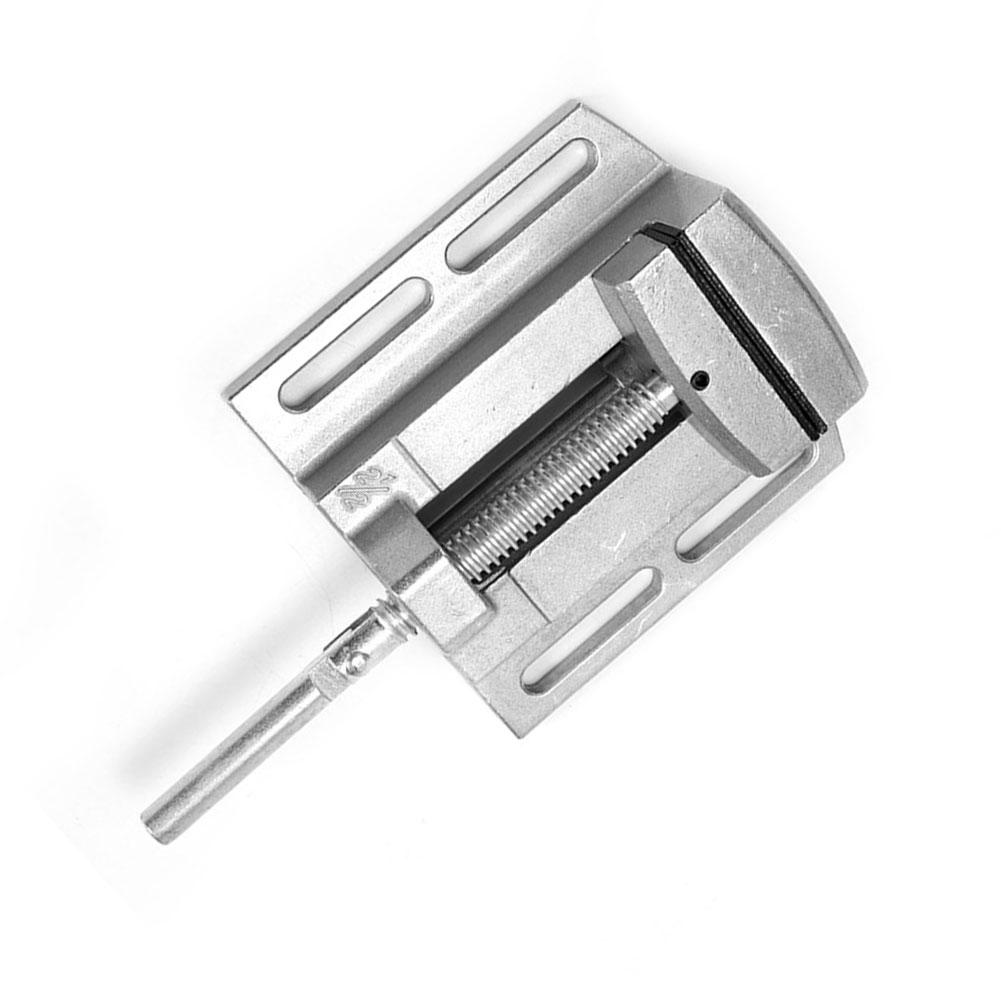Metal Drill Press Vise with Mini Drill Chuck Effective Manual Clamp for Drilling and Polishing Applications 70mm Max